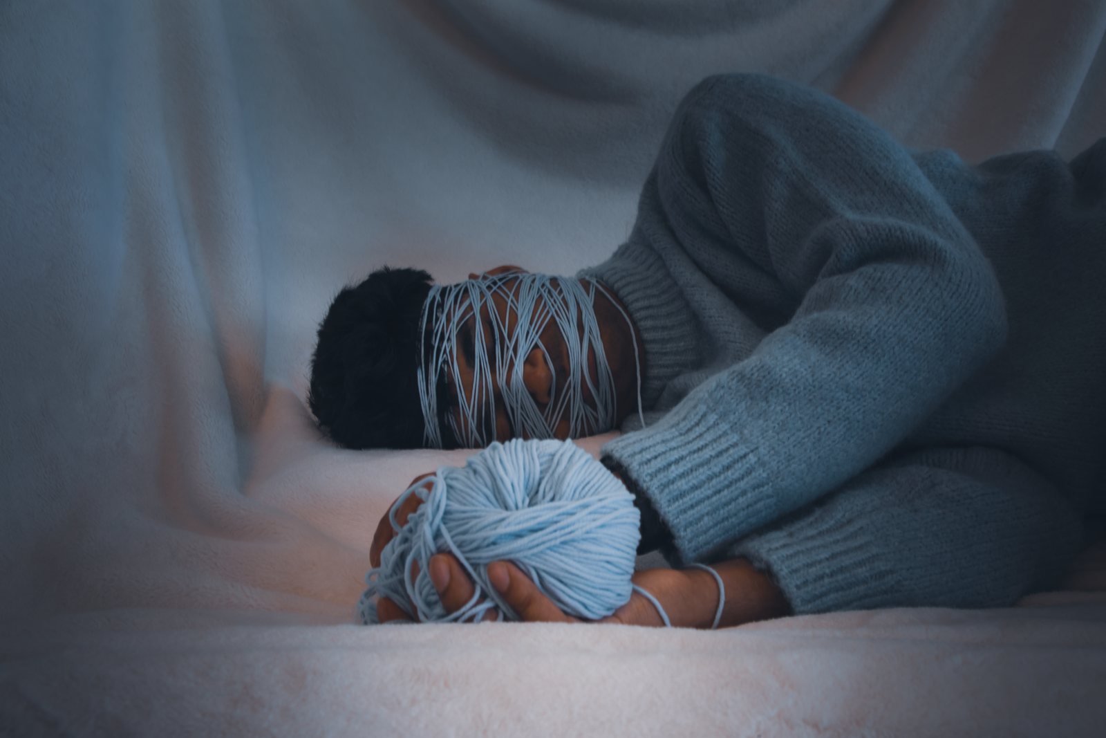 The Overwhelmed — original art by The Quiet Room